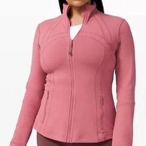 Lululemon Define Jacket dot size 10  dusty rose color